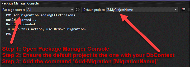 Add Migration - PMC Example